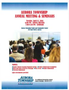 Annual Town Meeting Flyer